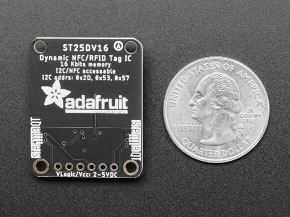 Adafruit RFID tag:  ST25DV16K I2C EEPROM Breakout - Image 3